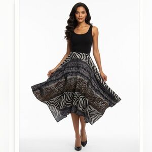 Marallis Collection Animal Print skirt/top – Fierce Flare for Fall Fashion!"